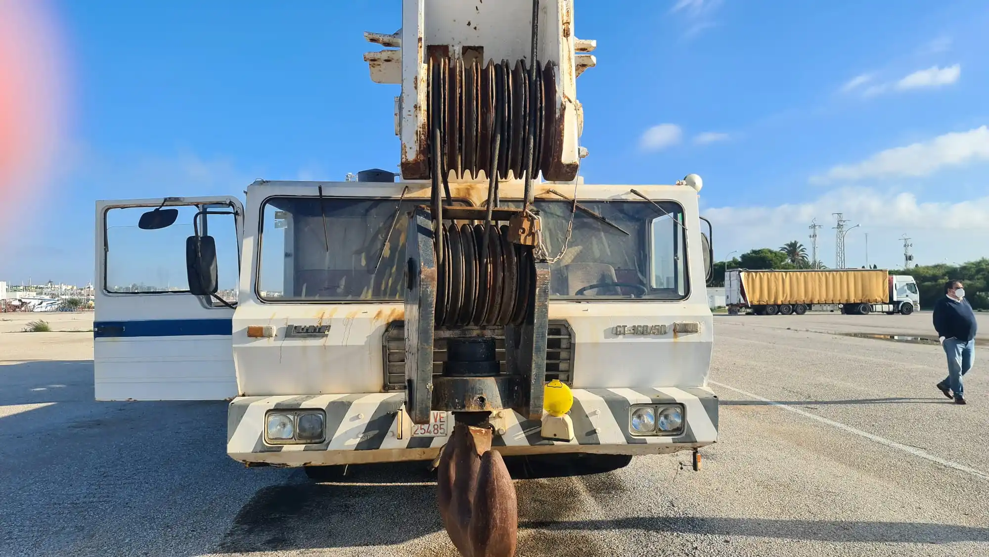 Excellent Quality Durable Scaffold Scaffolding Construction Machinery Used Truck Mobile Crane Luna Gt160/50 160 Tonne For Sale