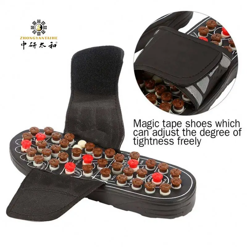 Therapeutic Reflexology Sandals Foot Acupoint Massage Shiatsu Arch Pain Massage Slipper
