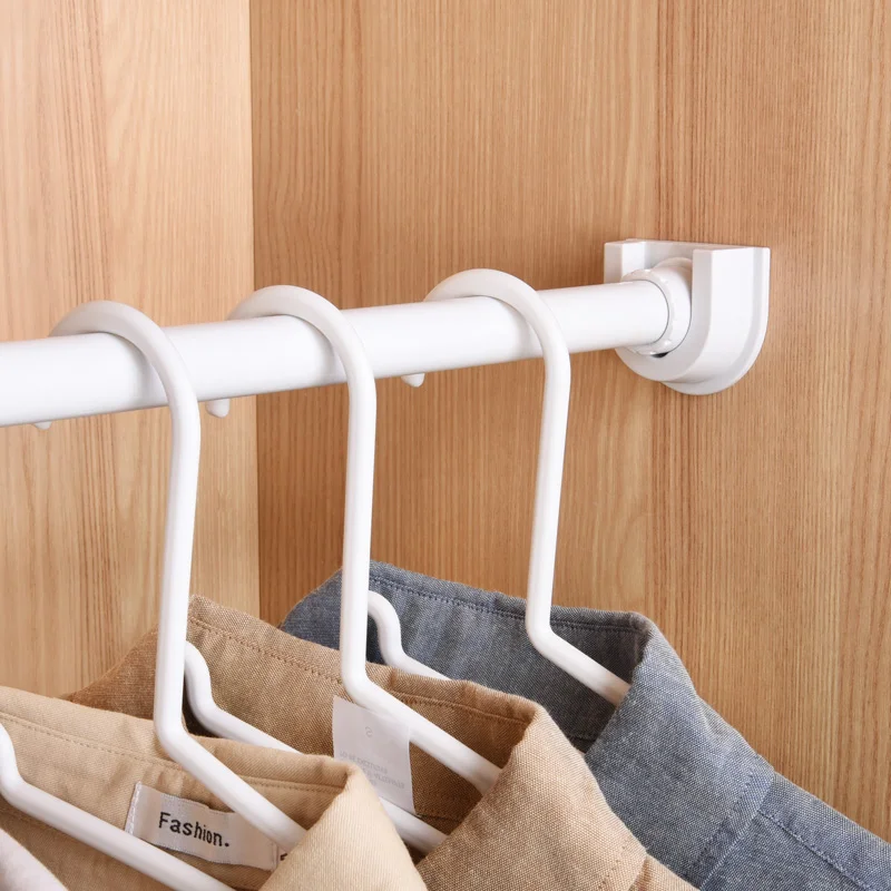 Manufacturers Provide Steel pipe with sprayed plastic Clothes Rail  wardrobe clothes hanging rod hanger storage