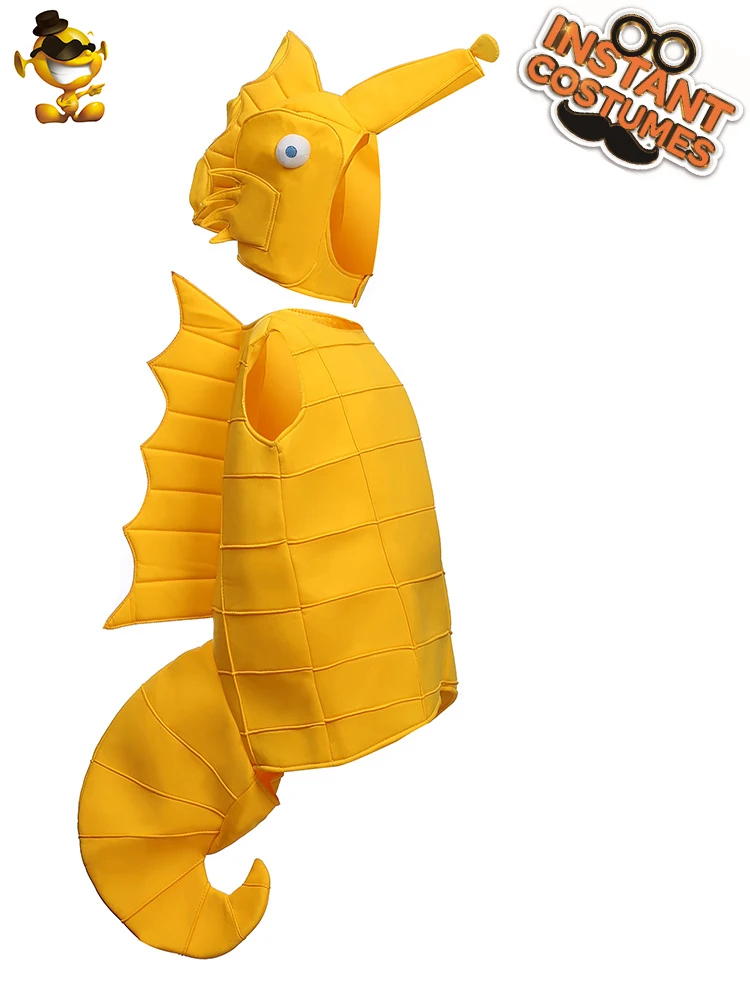 Classical Halloween Dress Up Party Cosplay Sea Horse Costume Cute Seahorse Costumes For Boys
