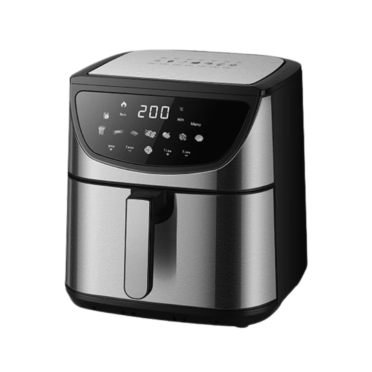 Kitchen Appliance High Quality Healthy New Large German Digital Air Fryers Stainless Steel 8l Freidoras De Aire Electric Fryer