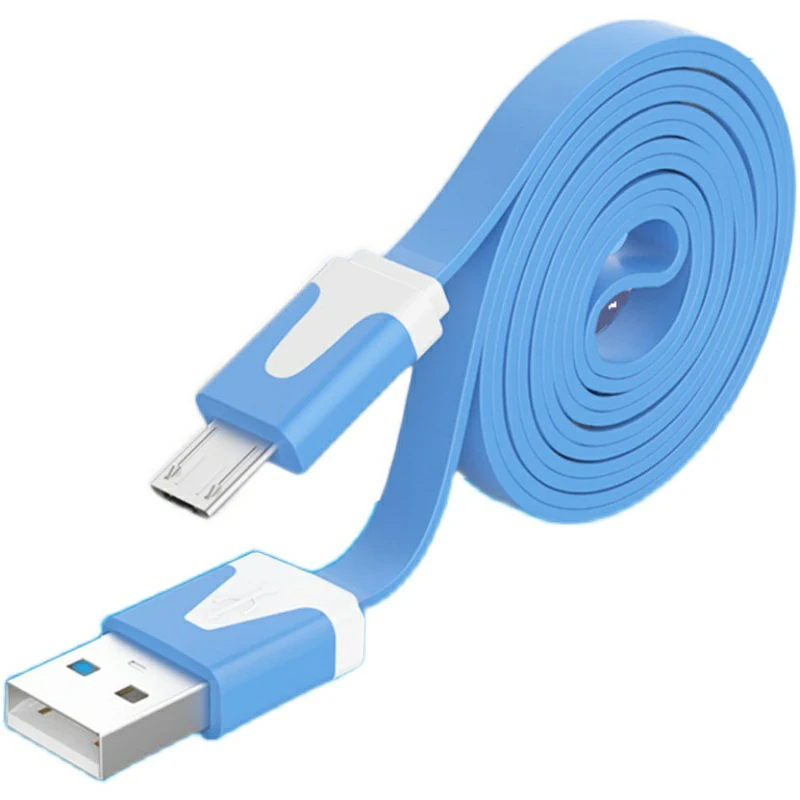 Кабель Usb 2,0 для синхронизации данных типа C Быстрая зарядка плоский кабель Usb для Micro Usb