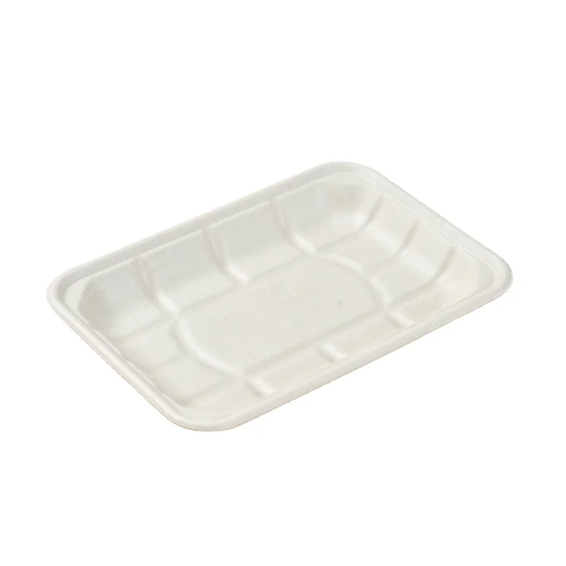 Biodegradable paper tableware and compostable sugarcane bagasse pulp TR2D paper trays