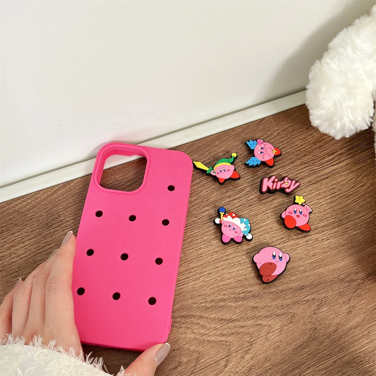 Best selling cute cartoon character diy phone case decoration kit for iPhone 14 pro max 13 pro 15 case women diy phone cases