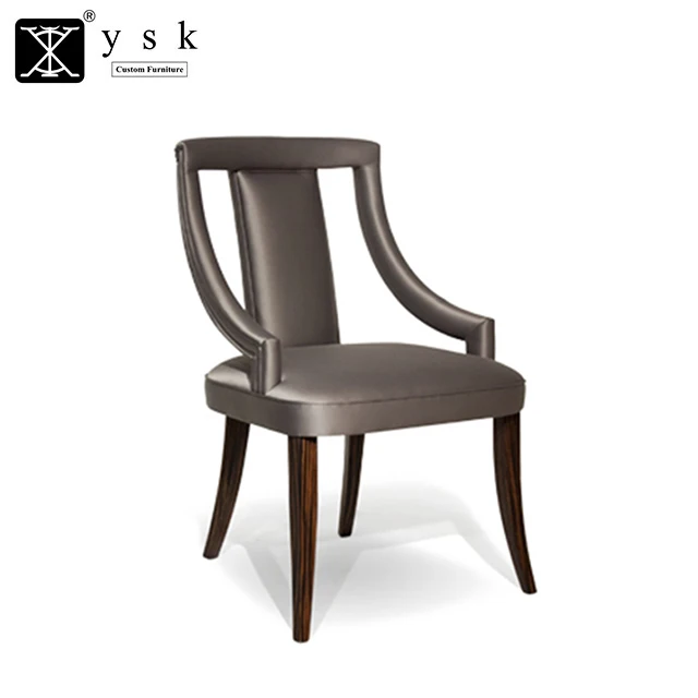 Baroque Style Fabric Upholstered Dining Room Chair For French Restaurant DC-1301