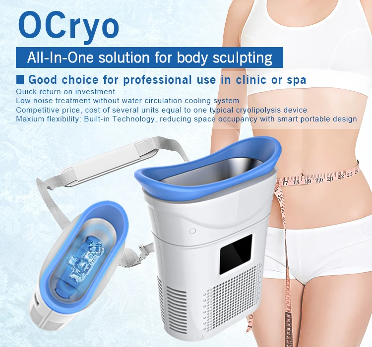 New Belly Fat Removal Equipment  Body Slimming Fat Reduce Cryotherapy Machine