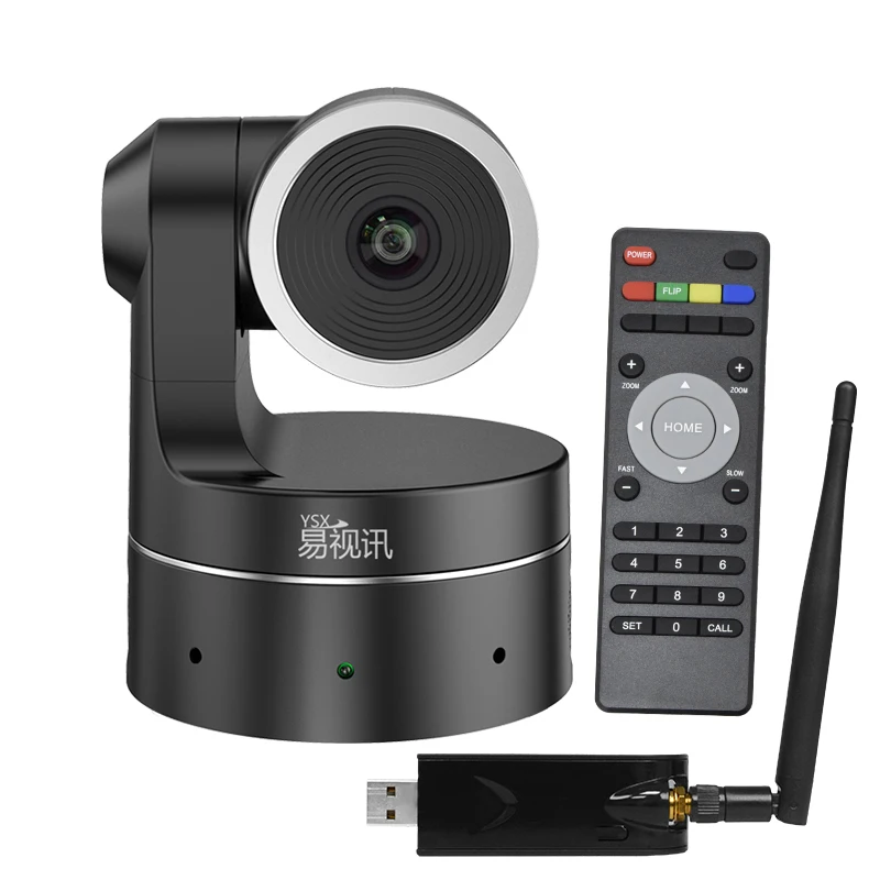 YSX-EC10-W беспроводной фрезерный станок de видео сайт conferencias Realidad aumentada PTZ 1080P HD 100 градусов беспроводной видеоконференции PTZ камера