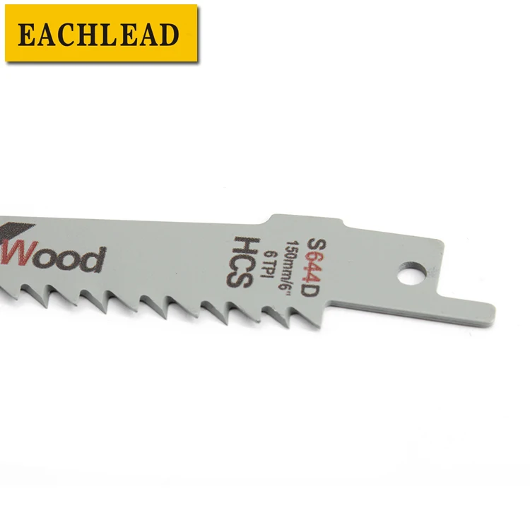 Electric saw fitting reciprocating / Sabre saw blades fast cut wood/plastic pipe item S644D
