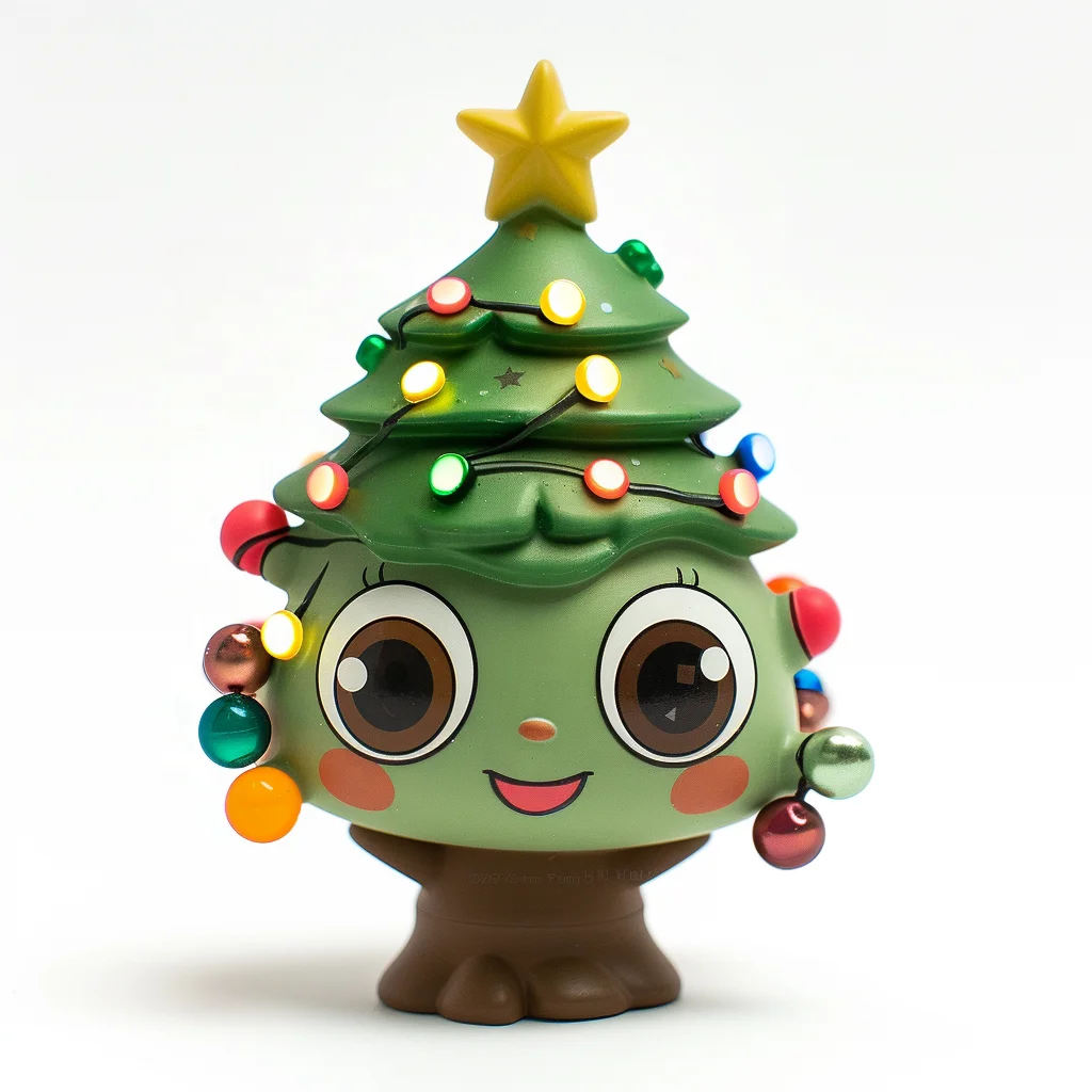 Custom Collectible Mini Trending 3D Printed Soft Christmas Tree Toys