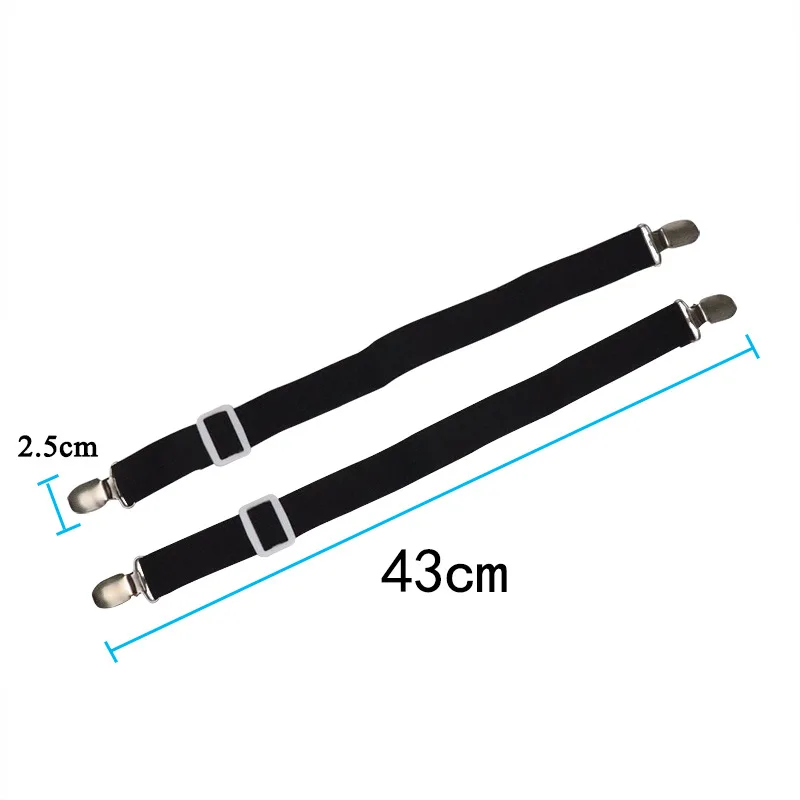 Adjustable Elastic Sheet Straps Heavy Duty Bed Sheet Grippers Suspenders Bed Sheet Fasteners