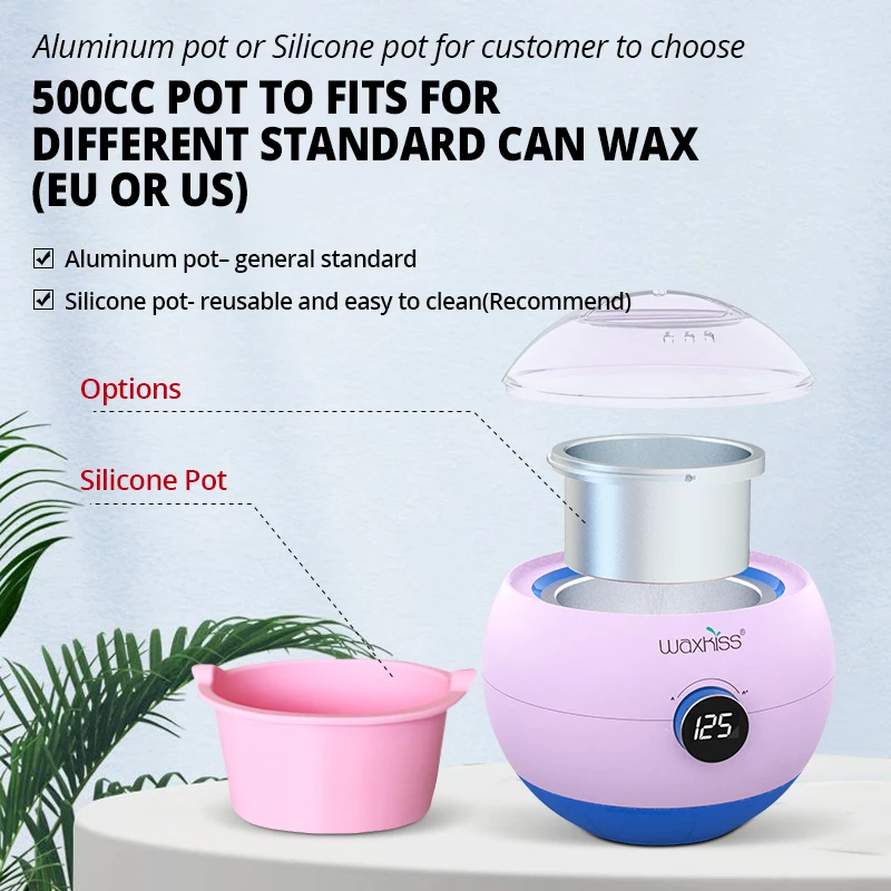Hot Selling Wax Warmer Professional 500ml Electric Wax Heater Body Hair Removal Home Spa Waxing Products
