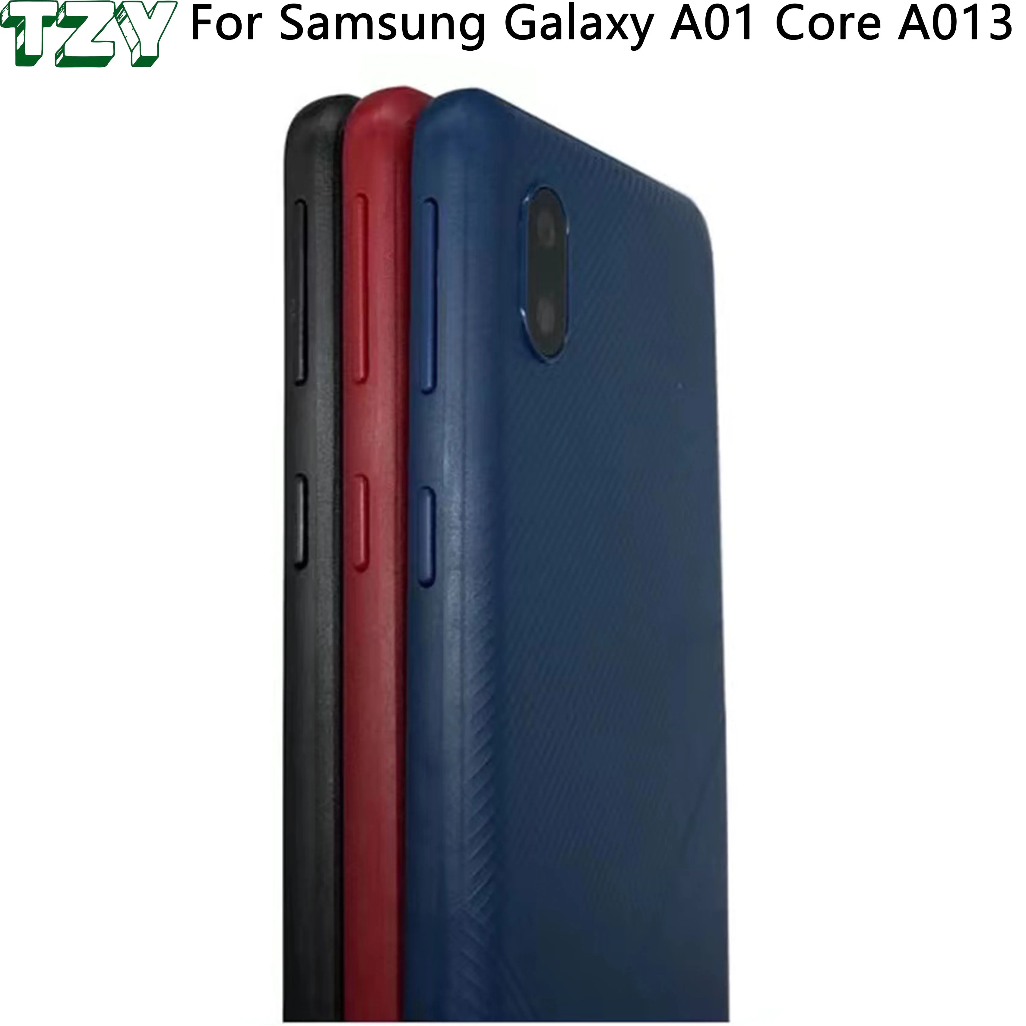 Phone Back Battery Cover For Samsung Galaxy A01 Core A013 Rear Case Door Housing Replacement Parts