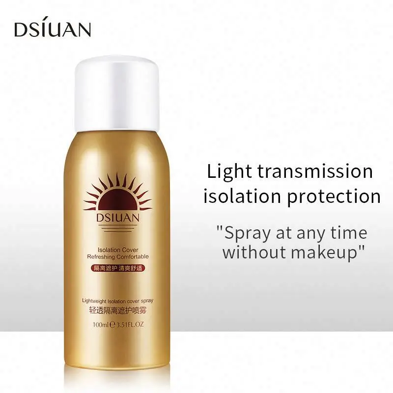 Discount DSIUAN Custom Lightweight Make Up Base Mist Concealer Anti UV Brighten Whitening Body Spray For Women