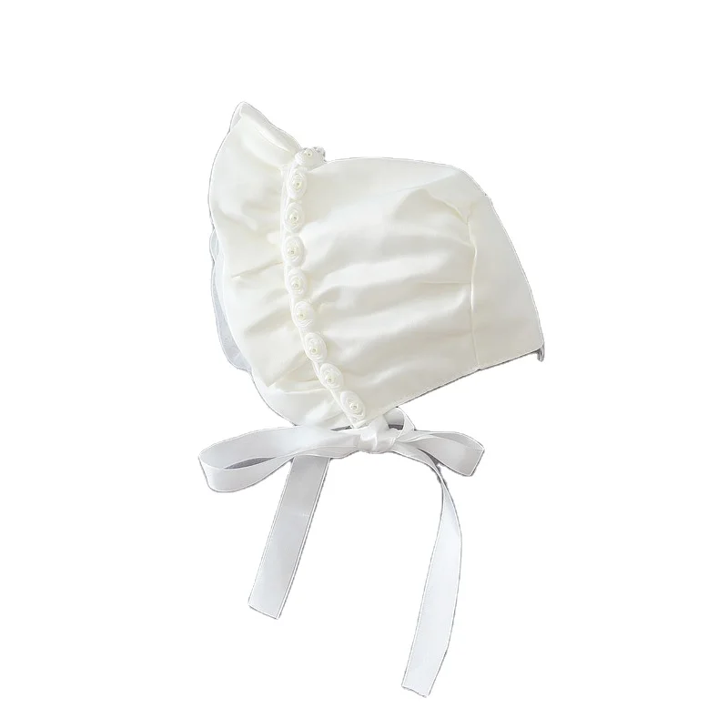 Infant Baby Boys Girls Hat Winter Warmers Beanie Knitted Wool Baby Hospital Newborn Bonnet Hat Baby baptism dress hat
