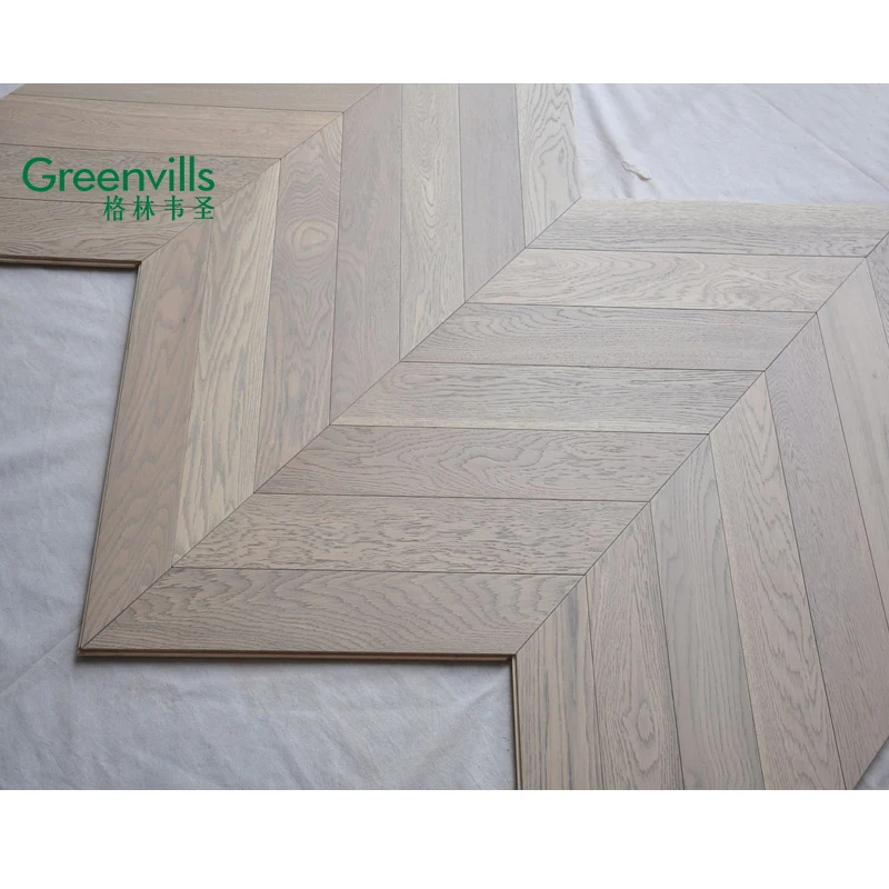 100% real wood chevron oak engineered wood flooring herringbone oak wood flooring parquet in hot selling