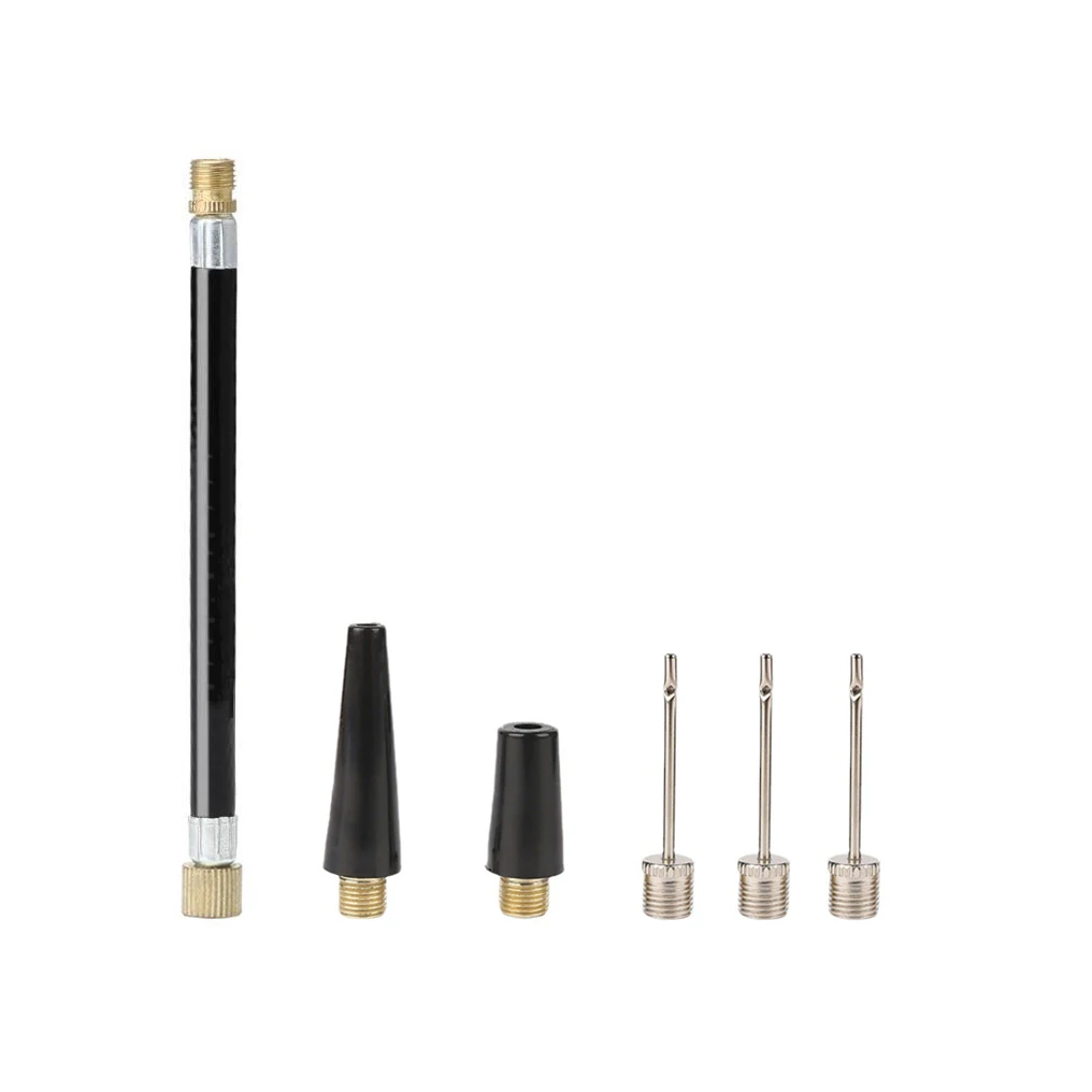 6pcs Bicycle Valve Adapter Set SV AV DV Bicycle Pump Accessories