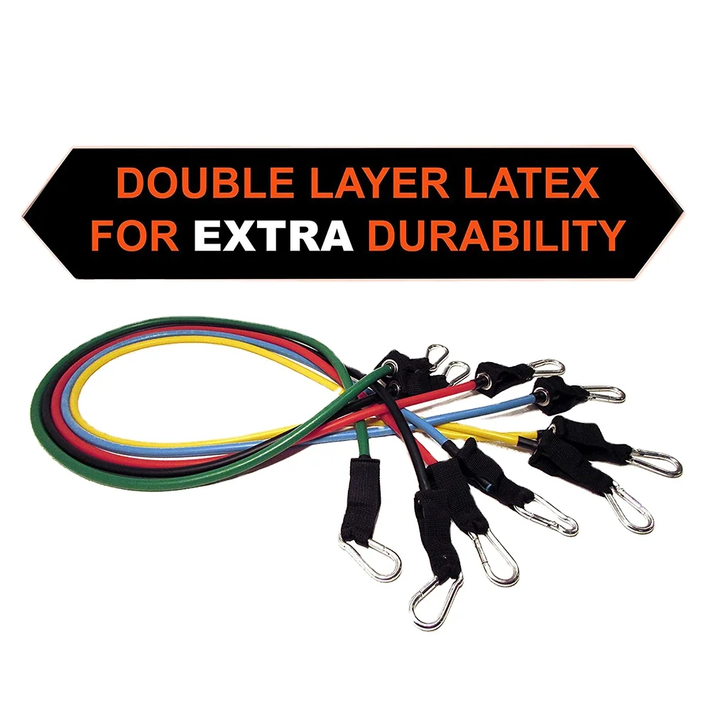 Top Selling 11 pcs Fitness Resistance bands