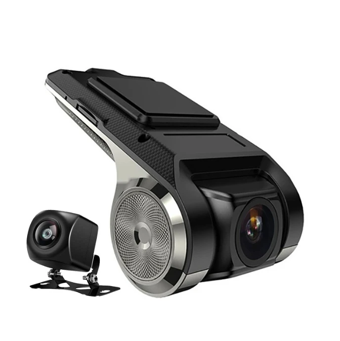 Upgraded USB Dash Cam ADAS Car DVR  ADAS Video Recorder Night Vision Front & Back Camera For Android Car Radio