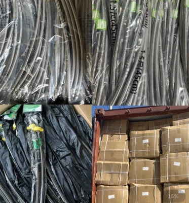 Stainless Steel metal braided hose flexible metal hose Explosion-proof Water Pipe Toilet Water heater Connection Water Pipe