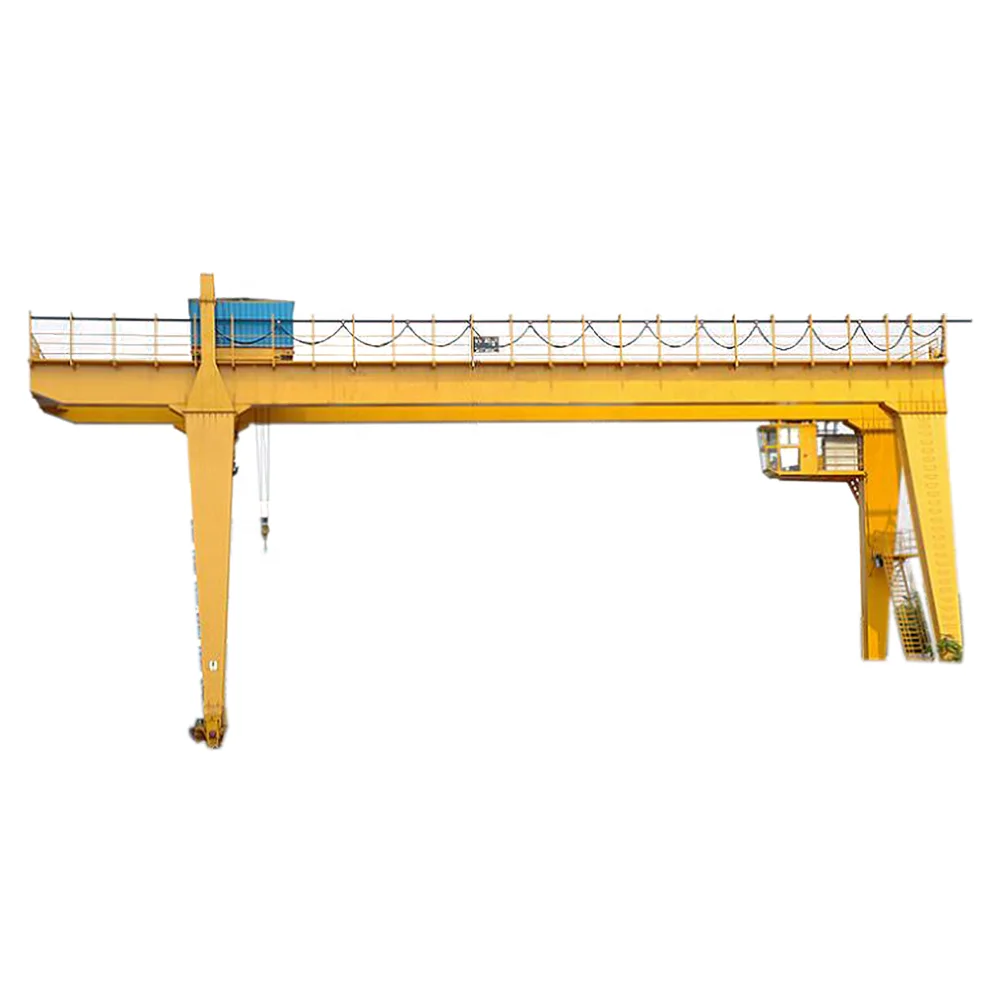 2024 Hot Product Heavy Duty Rail Mounted Double Girder Gantry Crane Electric Travelling Gantry Crane with Trolley Winch
