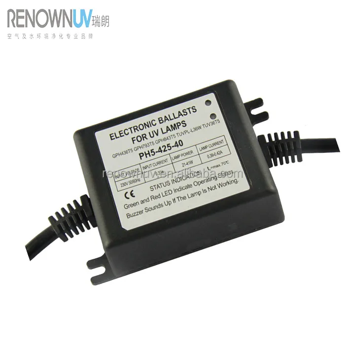 Заводская цена электронный балласт для УФ лампы освещения 10 Вт ~ 40 Вт
