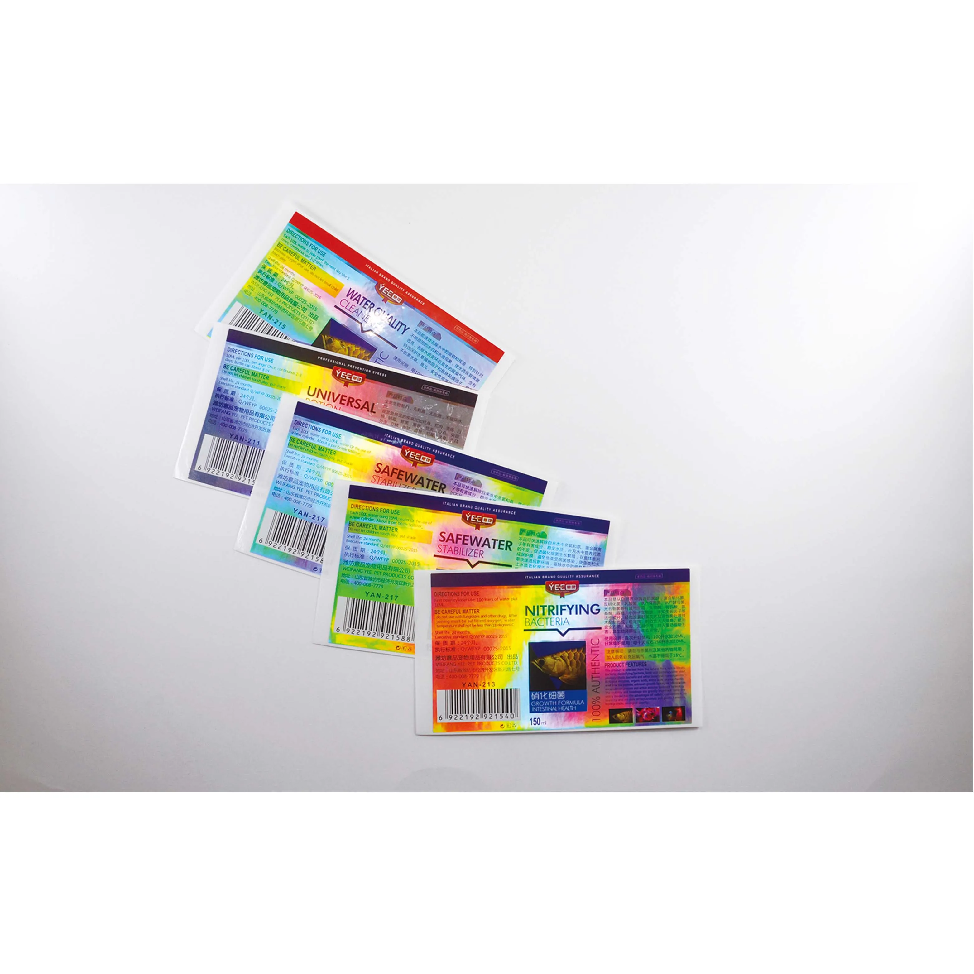 Meiyi Accept Pharmaceutical Label Vial Label and Boxes Customized Manufacturers Pharmaceutical Hologram 10ml Chemical CN;SHN