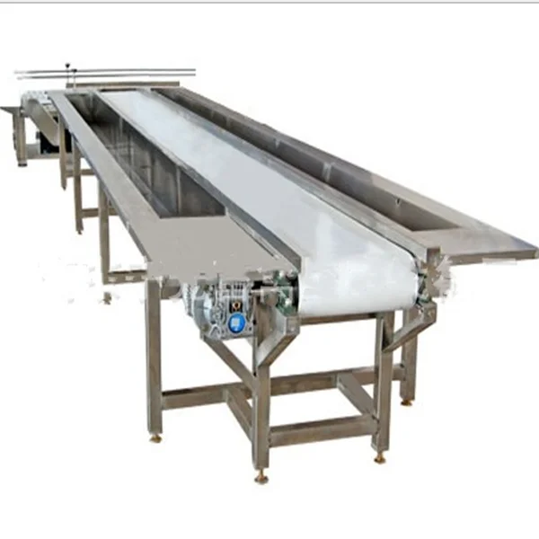 
belt type conveyor used in poultry slaughterhouse 