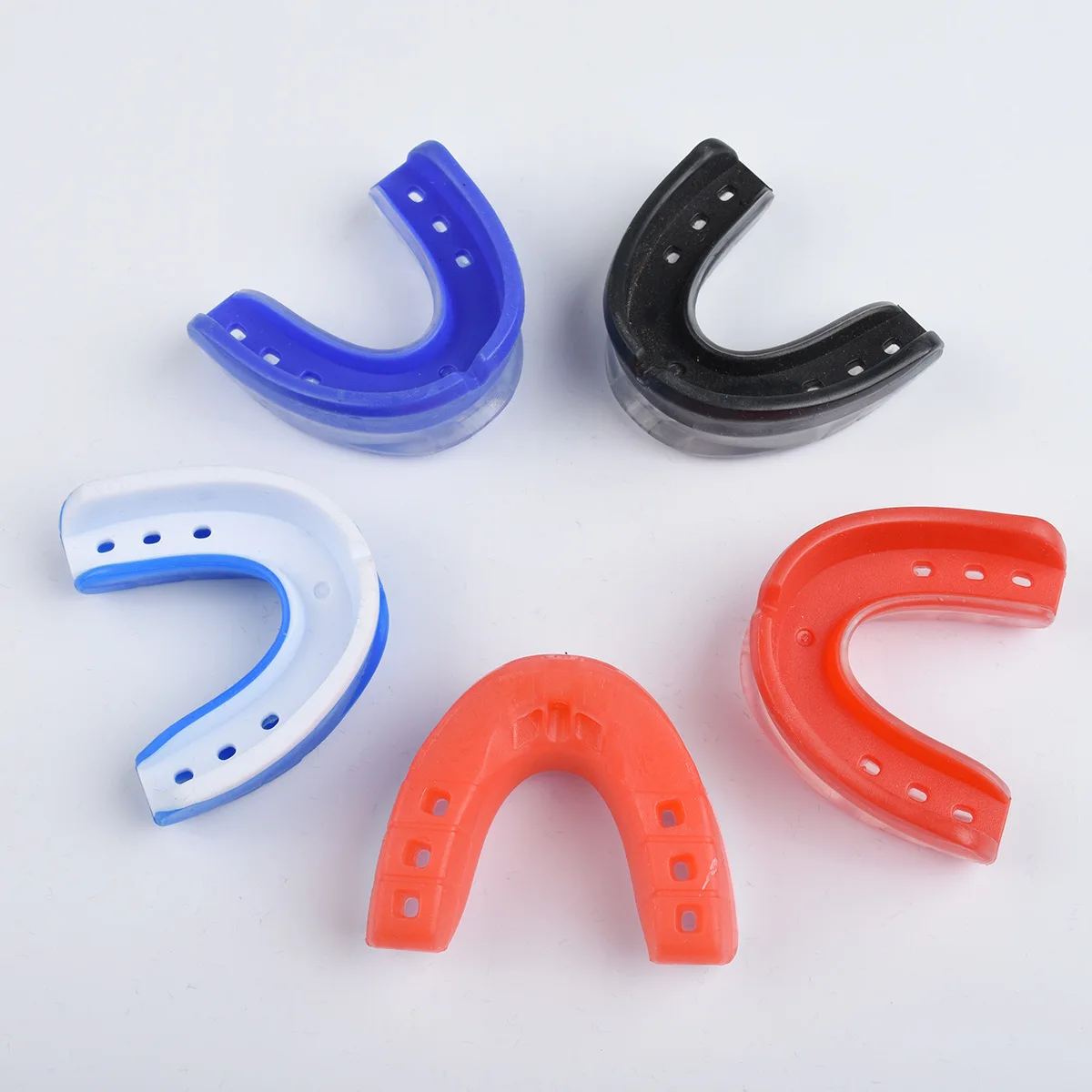 Repeatedly Customized Shape 1.2 mm ultra Thin Defensive Movement Safety Mouth Guard Moldable MMA Boxing Mouthguards Gum Shield