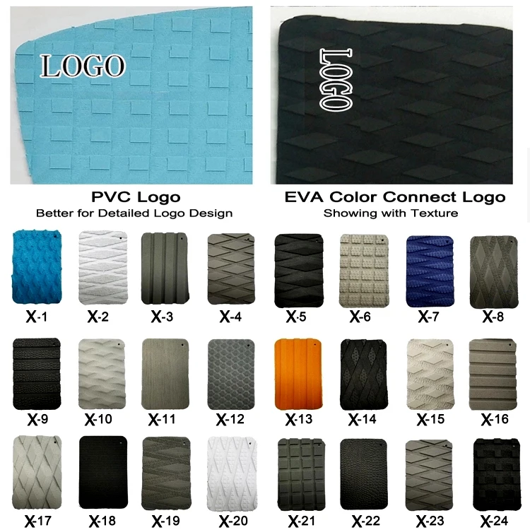 New design grooved Pure Surfing training SUP stand up race paddle board colored eva FOAM deck tail pad Adhesive surf skimboard