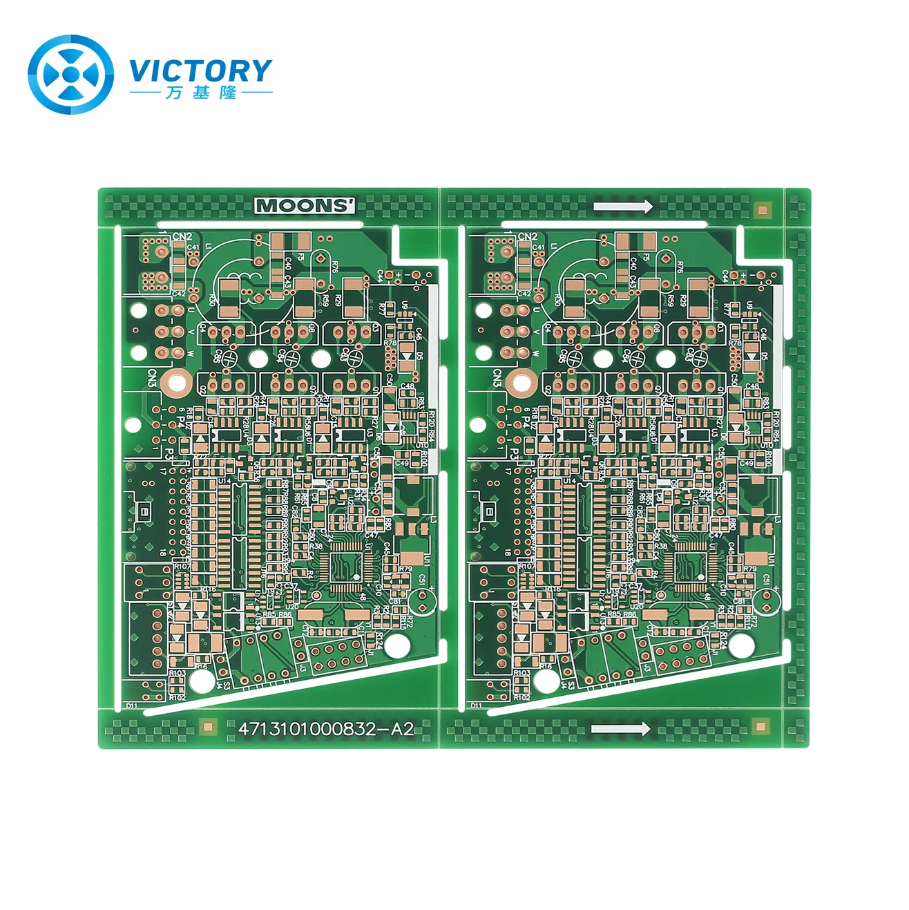 High TG180 FR-4 Circuit HDI PCB 94V0 Board With Rohs 8L Multilayer PCB