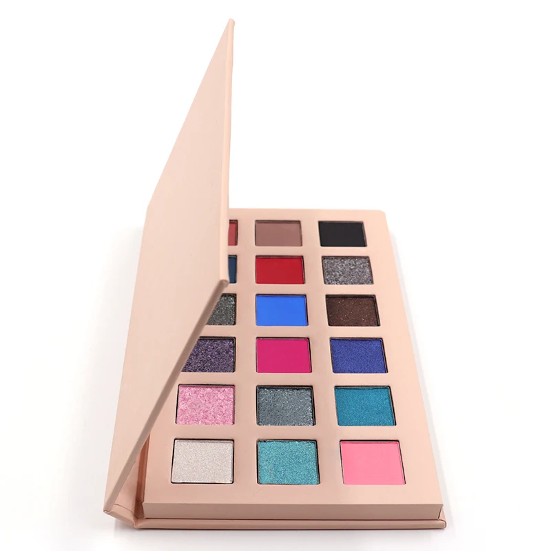 
Cosmetics Makeup No Logo Organic Eye Makeup Eyeshadow Pallet Private Label 18 Colors Eyeshadow Palette 