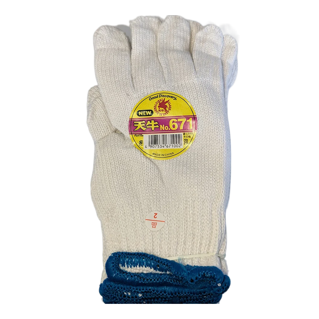High Quality Cheap Safety Work Double Palm Cotton Gloves form Suppliers