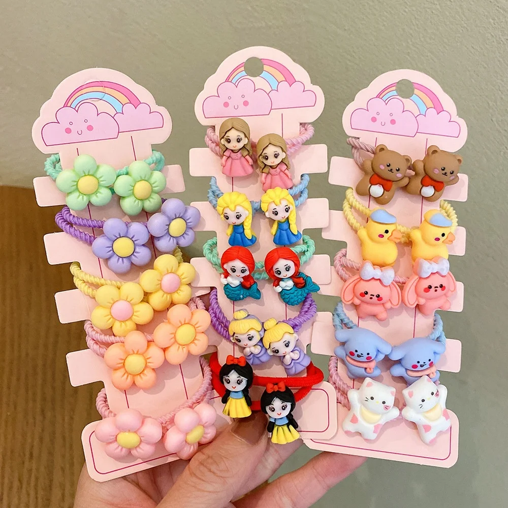 Korean baby elastic hair band princess girls hair rope party gift for baby girls hair ornament