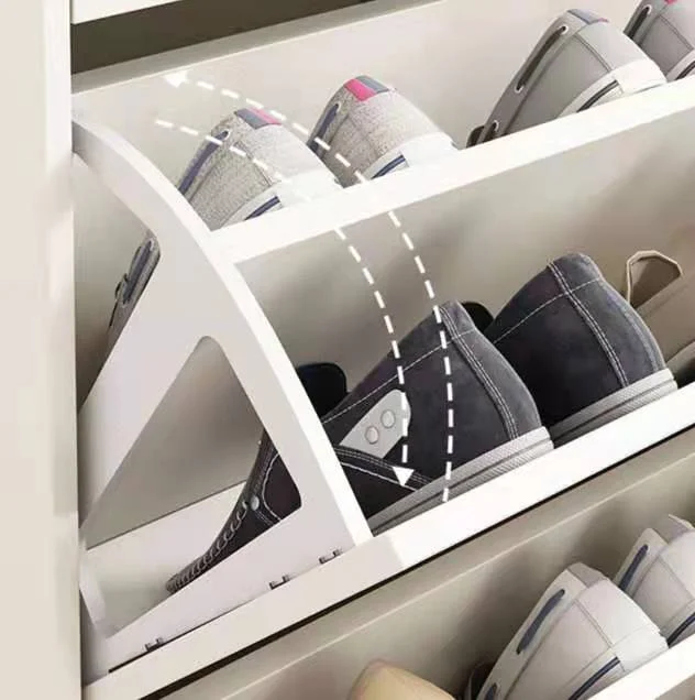 Home Living Room Furniture White Shoe Rack Cabinet Cheap Price Manufacturer Wooden Shoe Storage Cabinet Shoe Rack Designs