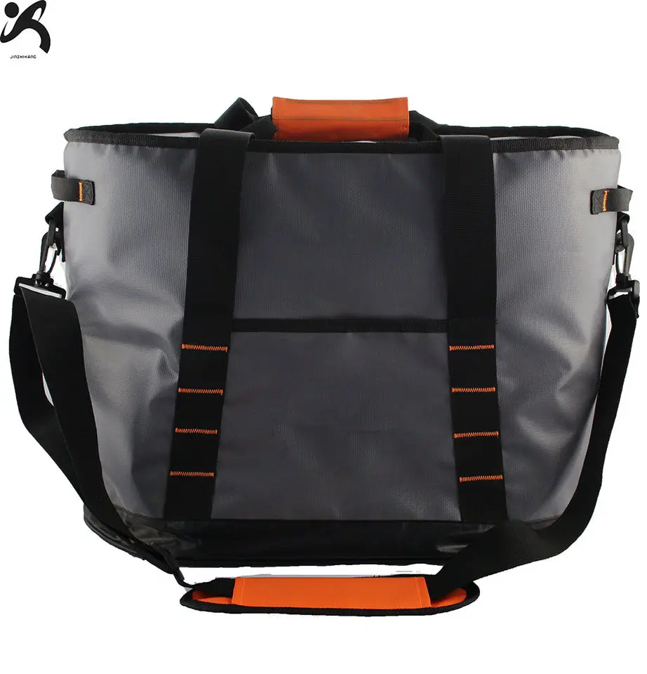 Insulated Cooler Bag 32 Cans Large Cooler Bag Soft Sided Cooler with Shoulder Strap for Camping  Beach  Food Delivery  Shopping