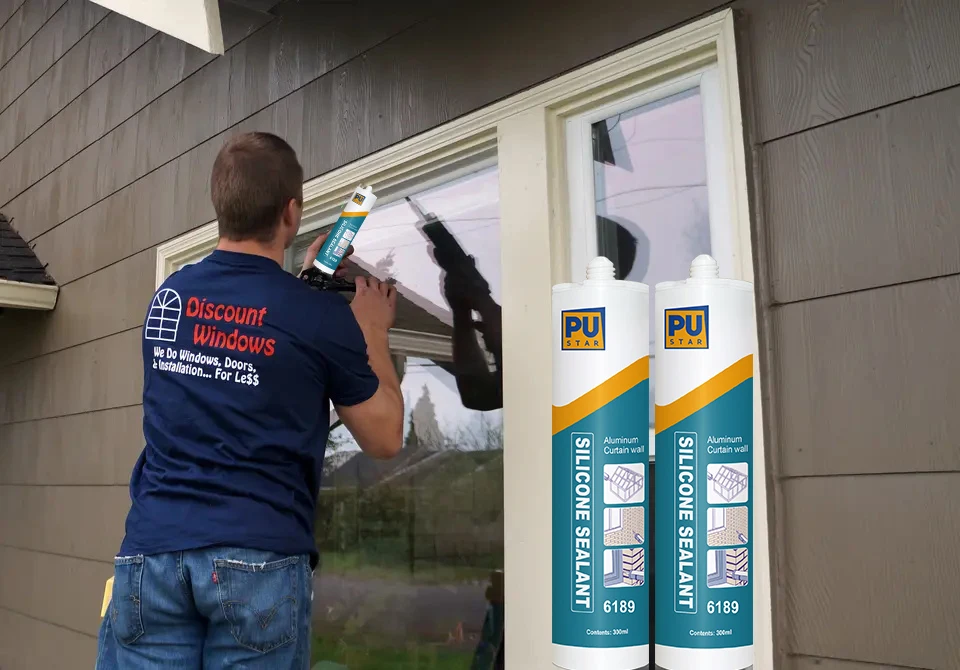 OEM GP Acid Silicone Sealant Acetic Glass Adhesive Quick Dry For Kitchen Sink