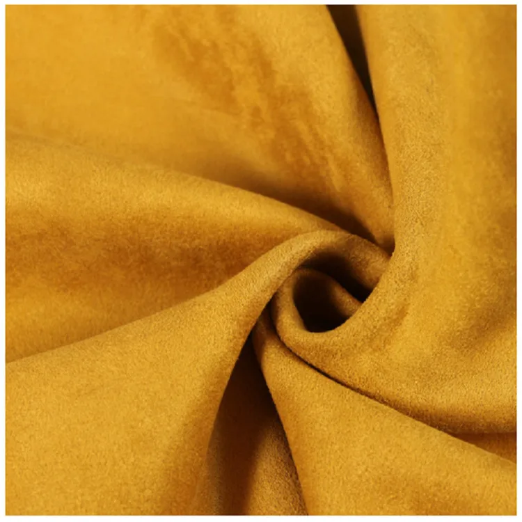 2021 китайская фабрика, 100% полиэфирная переработанная замшевая ткань для обуви