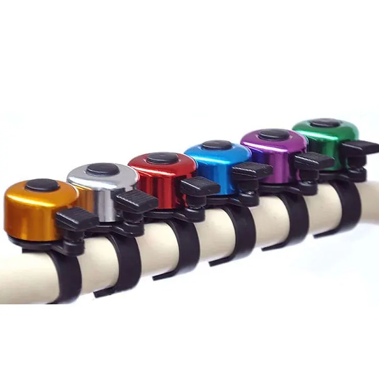  Hot Sale Bike Accessories Big Dot Stainless Bell Colorful Iron Mini Bicycle Ring With Loud