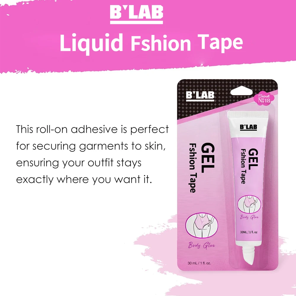 Wholesale Body Glue Adhesive for Oily Dry Skin Gentle On Safe Skin Adhesive Glue Body Tape Waterproof Bra Straps Body Glue Cloth