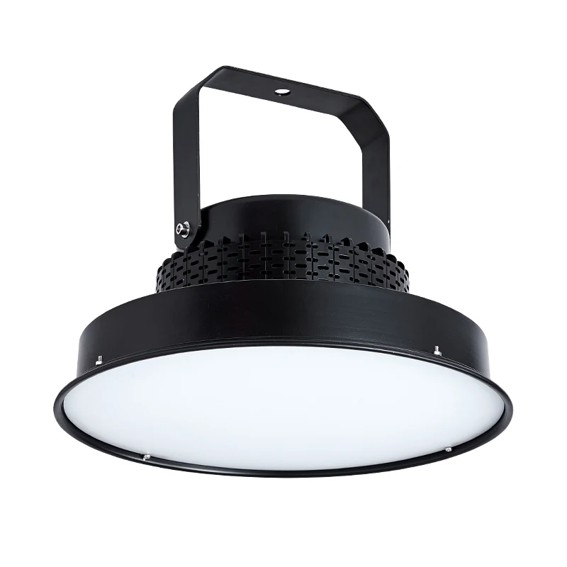 150W Indoor basketball court led stadium lighting goods 220v sport gym round floodlight Warehouse light flood lamp with stand