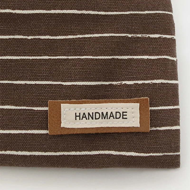 High Custom Metal Thermal Logo PVC Labels Garments Shoes Bags Woven Fabric Thermal Transfer Embossed Technique PET Center labels