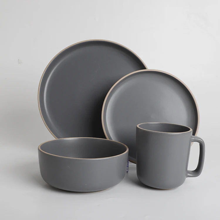 Hotel Supplies Stoneware Set, Houseware Cheap Modern Dishware Set In Box