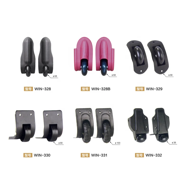 Spinner Wheels Luggage Removable Wheels Trolley Bag Luggage Wheels
