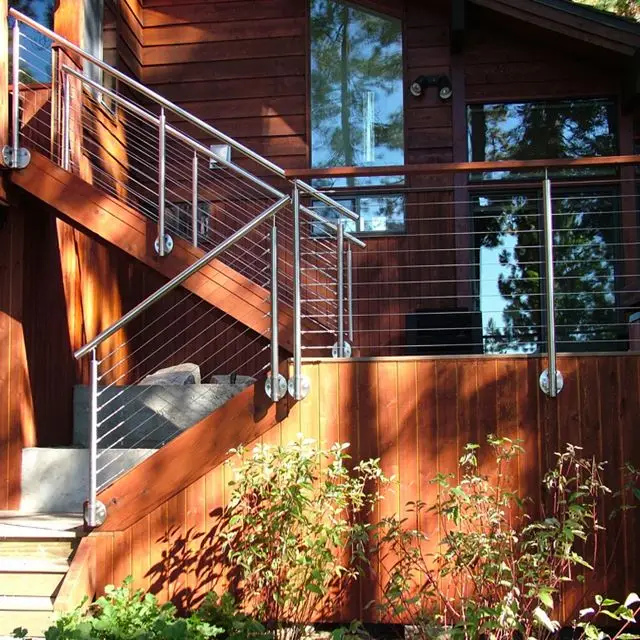 CLEARVIEW Free Design Stainless Steel Pipe Handrails/cheap Railings For Terraces for house