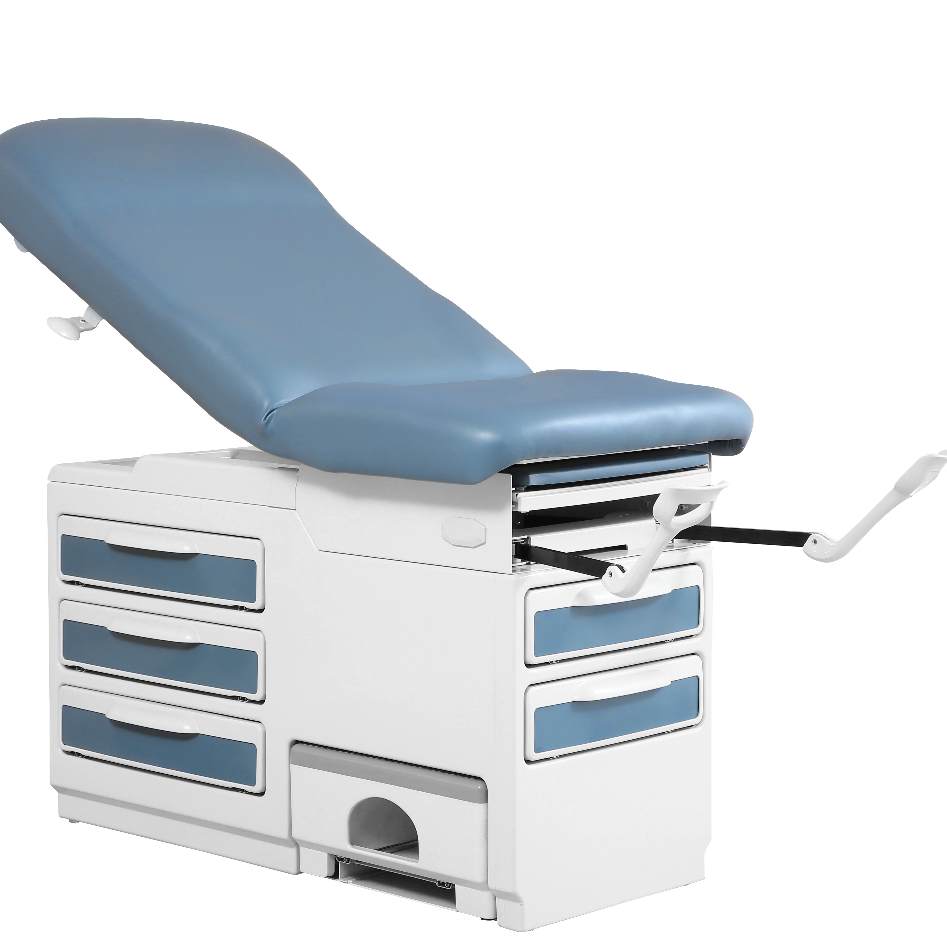 Manual hospital gynecological examination bed