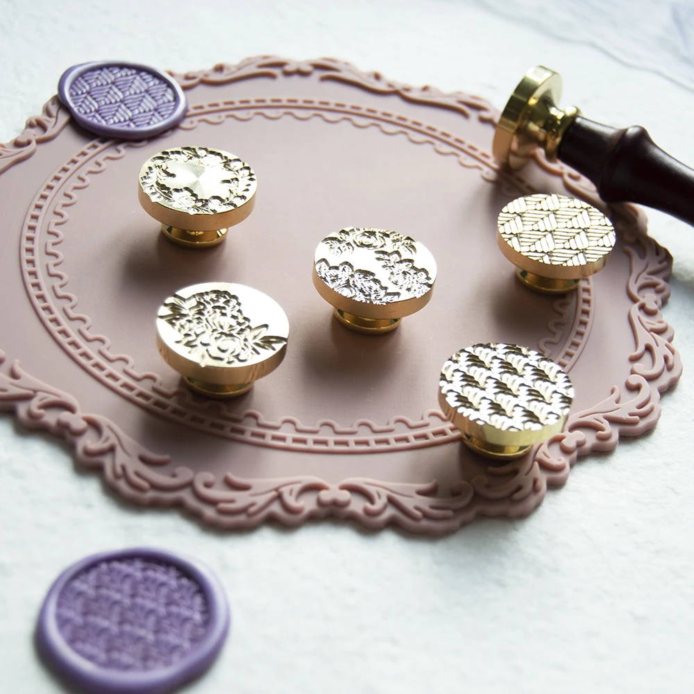New Tree Key Stripe Wax Seal Stamp Retro Antique Sealing  Scrapbooking Head Wedding GZZ017