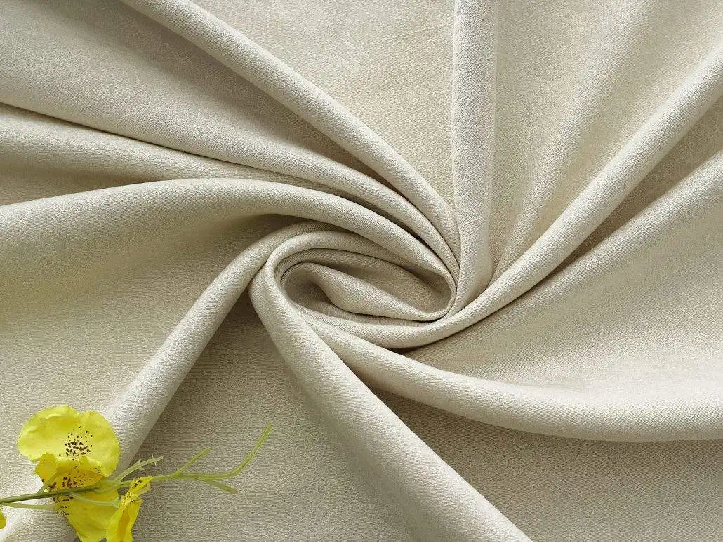 High Quality Simple Polyester Thermal Insulation Room Darkening Grommet Blackout Curtain Fabric For Living Room Hotel