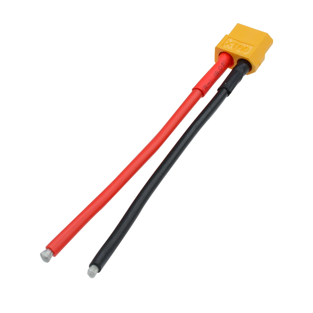 XT60 Connector Female W/ Housing 10CM / 100mm Silicon Wire 14AWG Cable