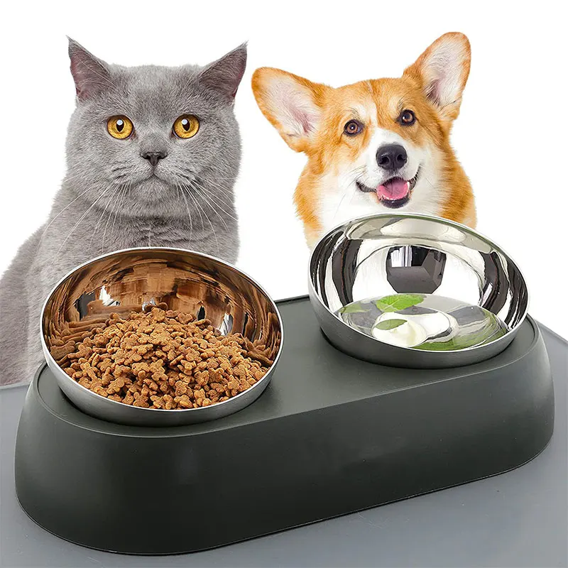 304 Stainless Steel Metal Slow Feeder Dog Lick Food Dispenser Pet Food Water Bowl