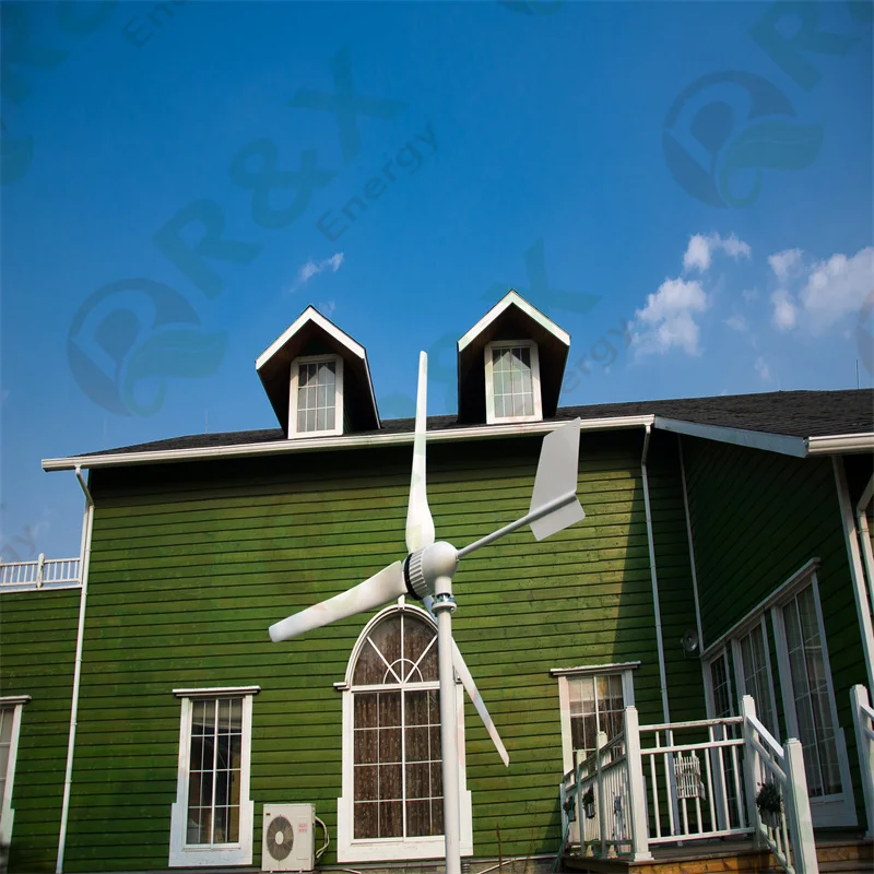 Hot Sale 1KW-3KW Horizontal 3 Blades Wind Turbine Air Generator 24V-96V Home Power Supply Options